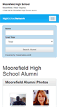 Mobile Screenshot of moorefieldhighschool.org