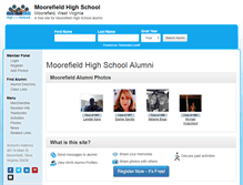 Tablet Screenshot of moorefieldhighschool.org